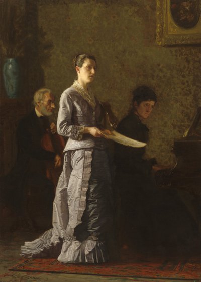Ein trauriges Lied singen von Thomas Eakins