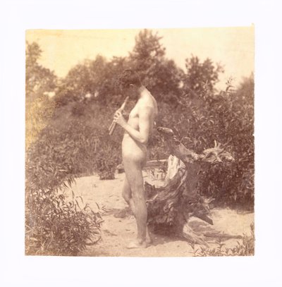 Stehender Pfeifer Studie für Arkadien, ca. 1883 von Thomas Eakins