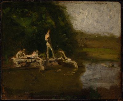 Studie zu „Das Schwimmloch“ von Thomas Eakins