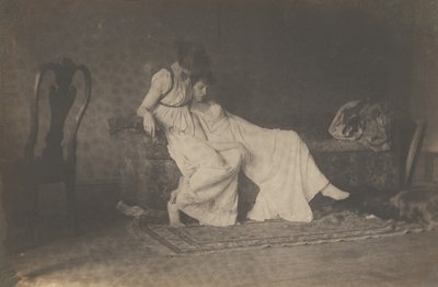 Zwei Studentinnen in klassischem Kostüm im Studio von Eakins von Thomas Eakins