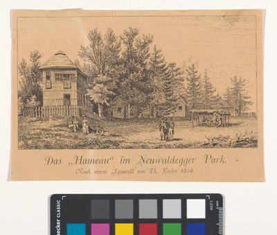 Das "Hameau" im Neuwaldegger Park von Thomas Ender