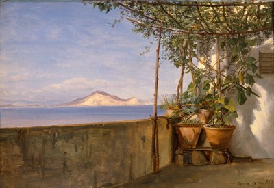 Terrasse in Procida von Thomas Fearnley
