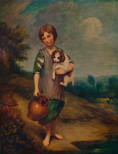 Hüttenkind mit Hund und Krug, 1785, 1935 von Thomas Gainsborough
