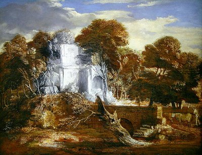 Landschaft mit einer Figur und Vieh von Thomas Gainsborough