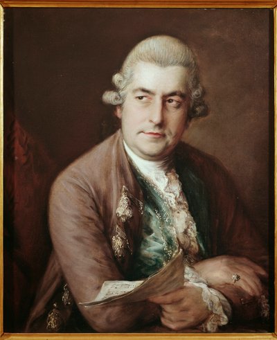 Porträt des deutschen Komponisten Johann Christian Bach von Thomas Gainsborough