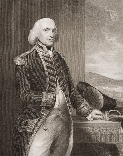 Richard Howe, 1. Earl Howe, Illustration aus 