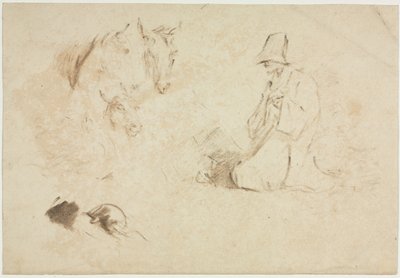Skizzen: Figuren und Tiere von Thomas Gainsborough