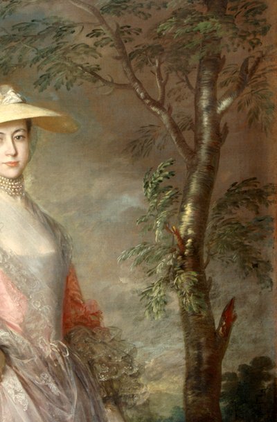 Baumdetail, aus einem Gemälde von Mary, Countess Howe, ca. 1760 von Thomas Gainsborough