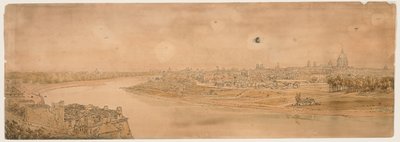 Eine Auswahl von zwanzig der malerischsten Ansichten in Paris, 1802 von Thomas Girtin