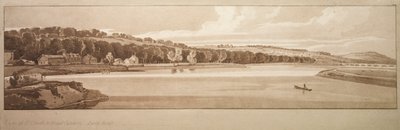 Auswahl von zwanzig der malerischsten Ansichten in Paris: Blick auf St. Cloud und den Kalvarienberg vom Pont de Sèvres von Thomas Girtin