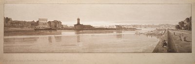 Eine Auswahl von zwanzig der malerischsten Ansichten in Paris: Blick auf das Dorf Chaillot von Thomas Girtin