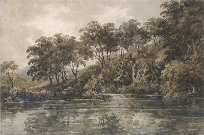Bäume und Teiche bei Bromley, Kent, ca. 1798 von Thomas Girtin