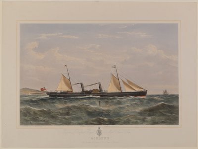 Glasgow und Belfast Royal Mail Dampfschiff 