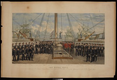 Die Royal Navy. Gewidmet Admiral Sir Thomas Sabrine Pasley... von H.M.S. The Royal Oak von Thomas Goldsworth Dutton