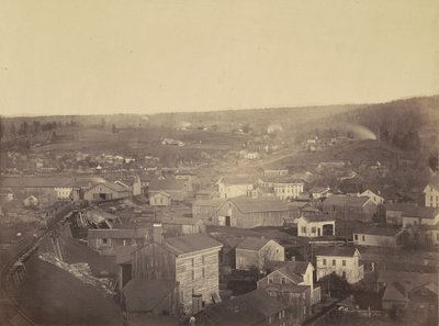 Honesdale, Abschnitt 3, Del. & Hudson Canal Co., ca. 1863-1865 von Thomas H. Johnson