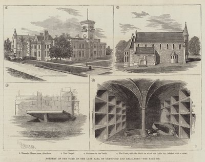 Raub des Grabes des verstorbenen Earl of Crawford und Balcarres von Thomas Harrington Wilson