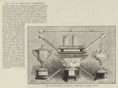 Die königliche Militärausstellung, Trophäen im Gordon House von Thomas Harrington Wilson