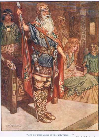 Und er rief laut in seiner Größe von Thomas Heath Robinson