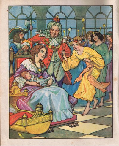 Die Feen und die Prinzessin von Thomas Heath Robinson