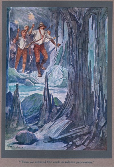 So betraten wir den Felsen in feierlicher Prozession von Thomas Heath Robinson