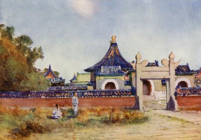 Peking, der Robentempel des Kaisers, der Himmelstempel von Thomas Hodgson Liddell