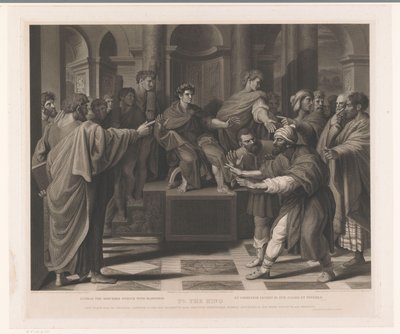 Elymas von Paulus mit Blindheit geschlagen (Drucke nach Raffael) von Thomas Holloway