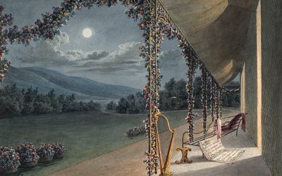 Rheola, Szene aus dem Salon von Thomas Hornor