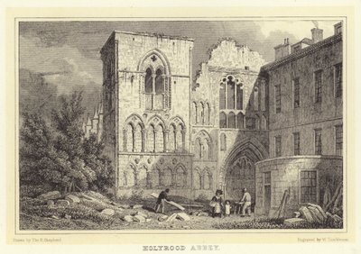 Holyrood Abtei von Thomas Hosmer (after) Shepherd
