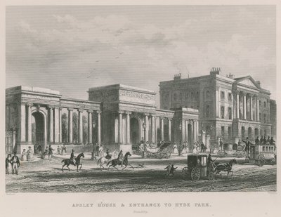 Apsley House und Eingang zum Hyde Park von Thomas Hosmer Shepherd
