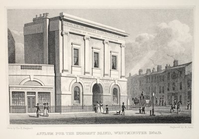 Asyl für bedürftige Blinde, Westminster Road, aus 