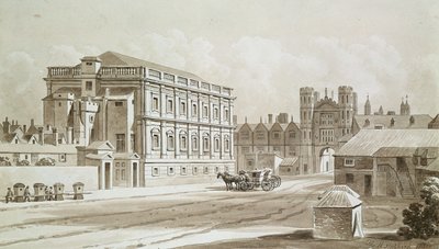 Banketthaus und Königstor, 1827 von Thomas Hosmer Shepherd