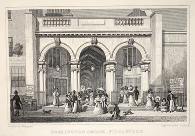 Burlington Arcade, Piccadilly, aus 