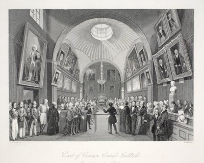 Court of Common Council, Guildhall, aus 
