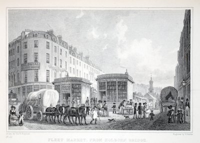 Fleet Street, von der Holborn Bridge, aus 