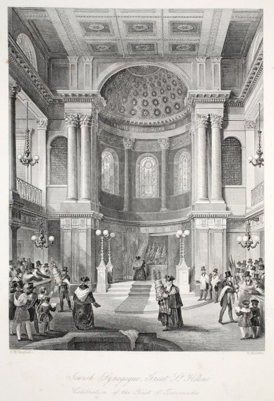 Jüdische Synagoge, Great St Helens, aus 
