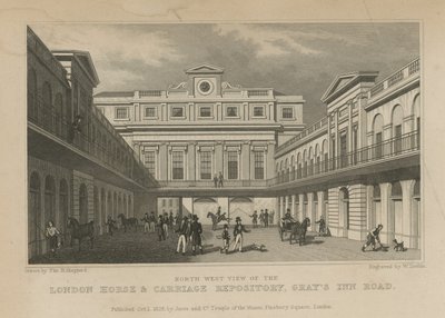 London Pferde- und Kutschenlager von Thomas Hosmer Shepherd
