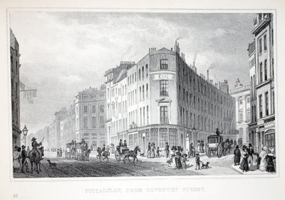 Piccadilly, von der Coventry Street, aus 