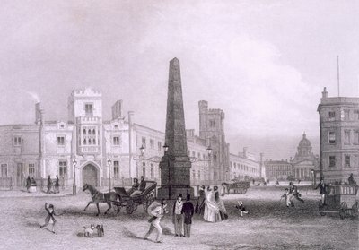 Schule für Blinde und Bethlehem Hospital, ca. 1851-55 von Thomas Hosmer Shepherd