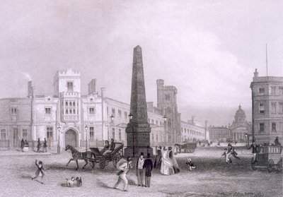 Schule für arme Blinde und Bethlehem Hospital, ca. 1851-55 von Thomas Hosmer Shepherd