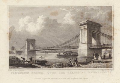 Hängebrücke von Thomas Hosmer Shepherd