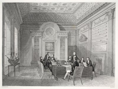 Der Admiralty Board Room, aus 