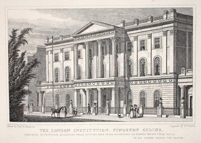 Die London Institution, Finsbury Circus, aus 