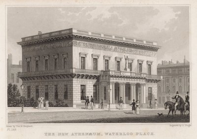 Das neue Athenaeum, Waterloo Place, London von Thomas Hosmer Shepherd