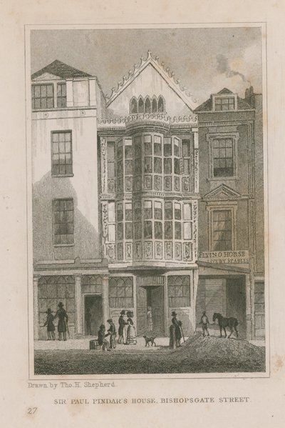 Das Haus von Sir Paul Pindar von Thomas Hosmer Shepherd