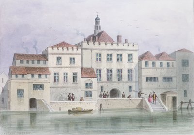 Ansicht der alten Fishmongers Hall, 1650 von Thomas Hosmer Shepherd
