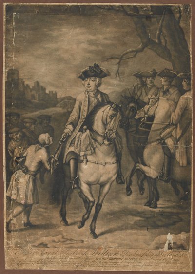 Seine Königliche Hoheit der Herzog von Cumberland und der französische Kommandant übergeben Carlisle an Seine Hoheit, 30. Dezember 1745 von Thomas Hudson
