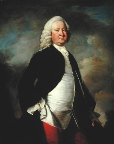 Porträt von Sir Watkin Williams Wynn, 3. Baronet (1692-1749) von Thomas Hudson