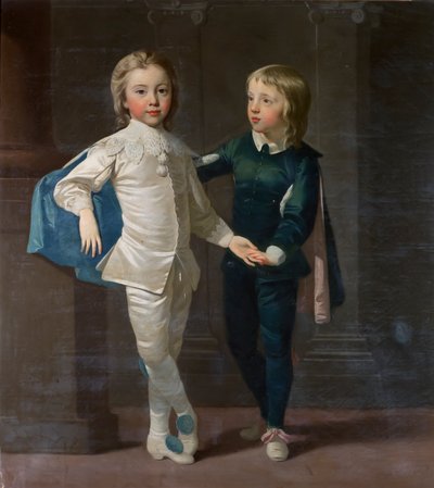 Sir Edward Hulse, 3. Baronet und sein Bruder, Samuel Hulse, ca. 1758 von Thomas Hudson