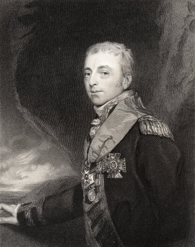 Alan Hyde Gardner, 2. Baron Gardner, graviert von H. Cook, aus 