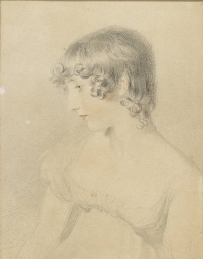 Büste von Susan Bloxam, im Profil nach links gedreht, 1818 von Thomas Lawrence
